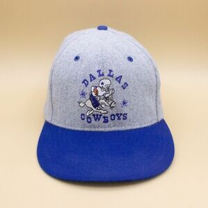 Vintage Dallas Cowboys Roman Cap Snap Tab Hat Men's Size OSFM